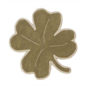 OYOY Mini – Vloerkleed Klavertje 4 – Groen