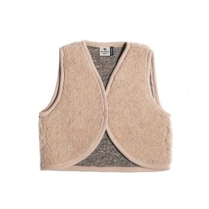 Alwero – Bodywarmer – Lulu light – Sand brown – 100% merinowol
