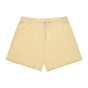 Copenhagen Colors – Korte broek – Pointelle hartjes – Butter yellow