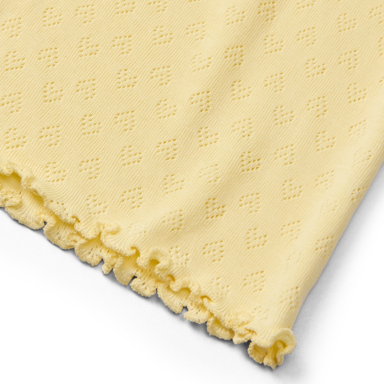 Copenhagen Colors – Korte broek – Pointelle hartjes – Butter yellow - Afbeelding 3