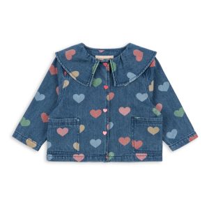 Konges Sløjd – Spijkerjasje – Margot – Bon coeur coloré