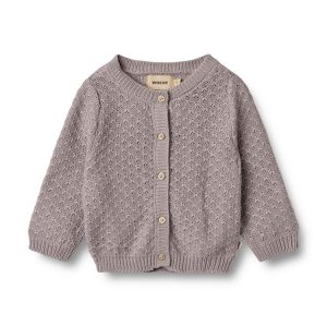 Wheat – Gebreid vest – Magnella – Dusty purple